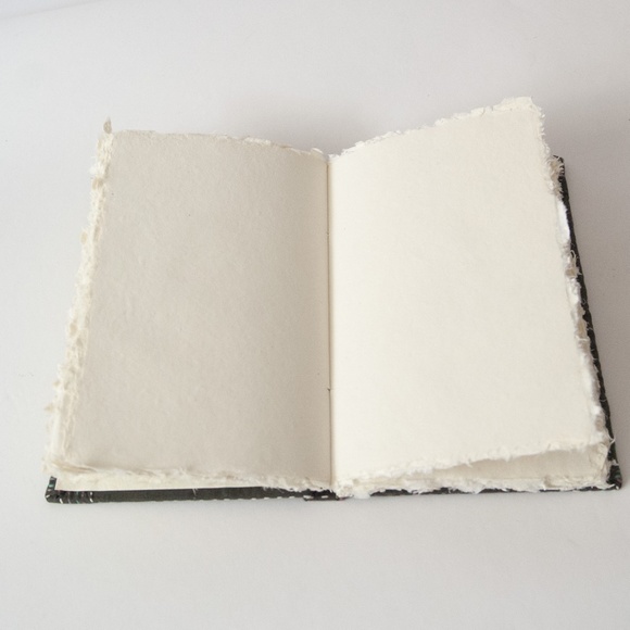 Print Fresh Deckled Edge Stitched Hardcover Journal - Picture 7 of 8
